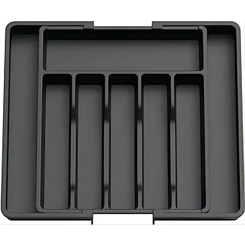 Organisateur de tiroir noir gain de place cuisine