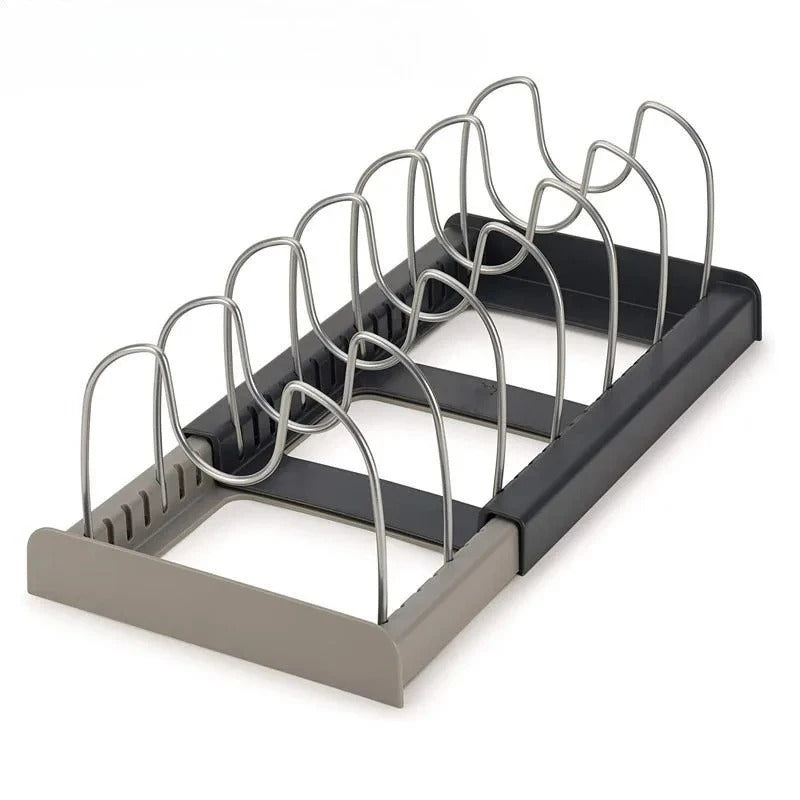 Support couvercles casserole | Extensible 7 Grilles Covrio™