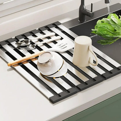 egouttoir pour evier inox pratique