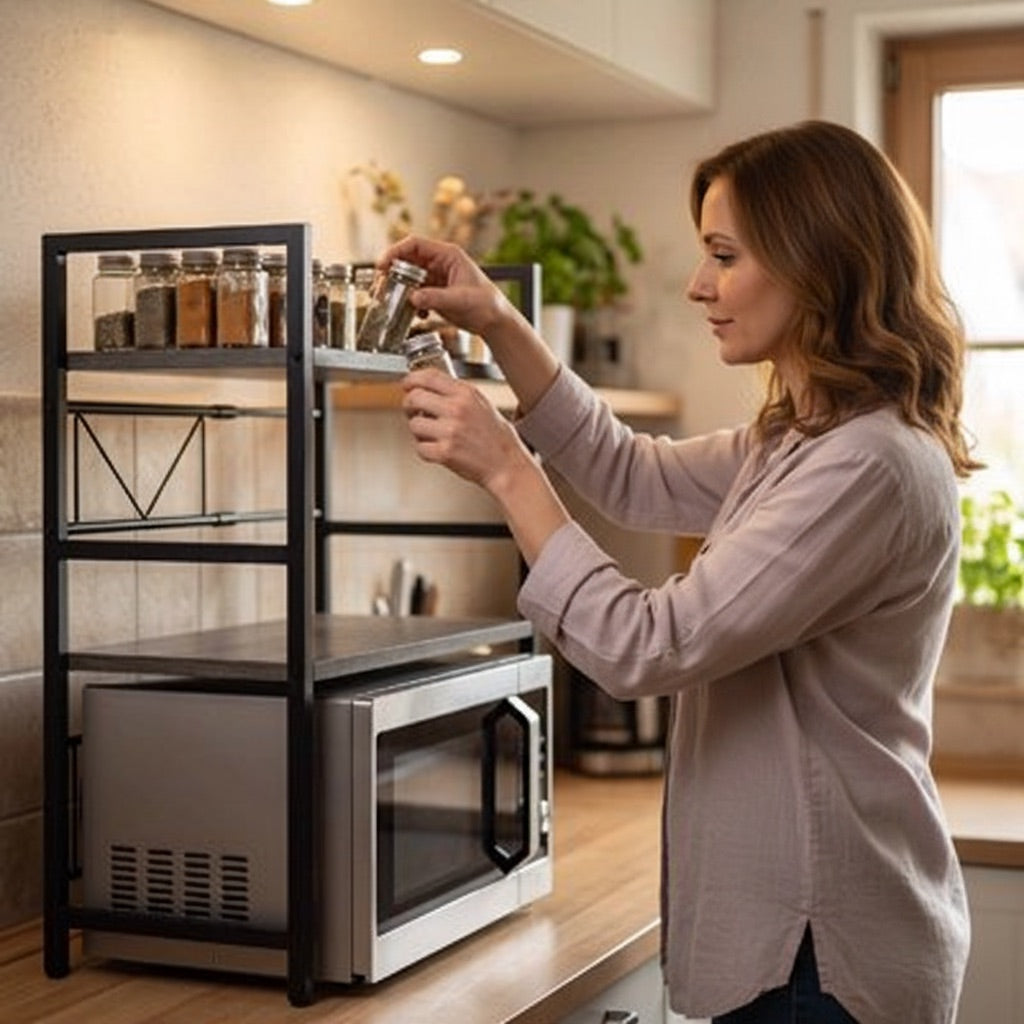 ETAGERE FOUR MICRO ONDE | Extensible 2 ou 3 niveaux Stackova™
