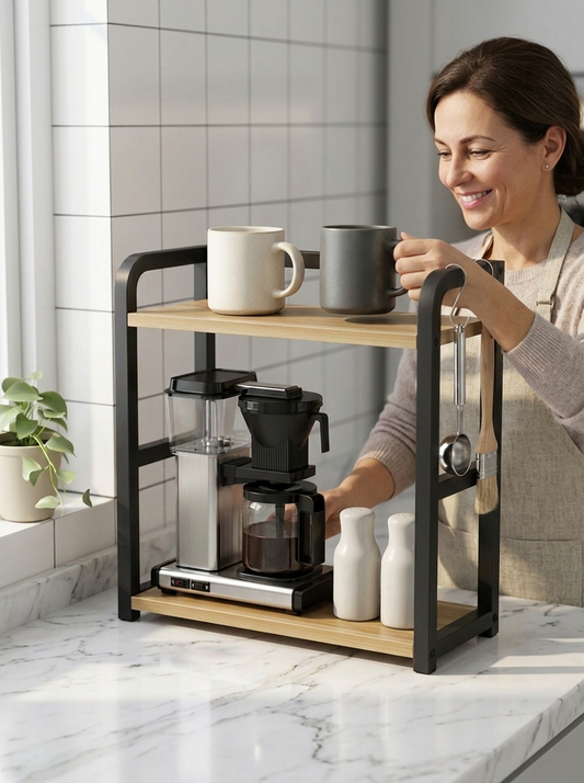 ETAGERE POUR CUISINE | 2 Niveaux Métal