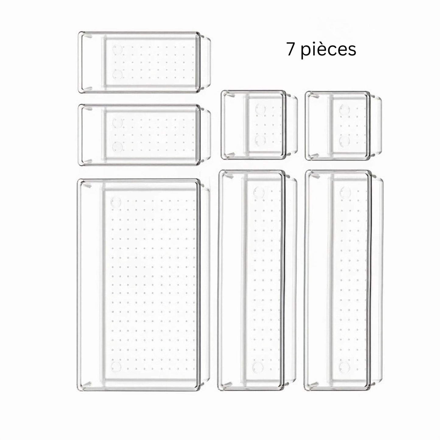 Organisateur tiroir cuisine | Modulable Transparent Clarix™