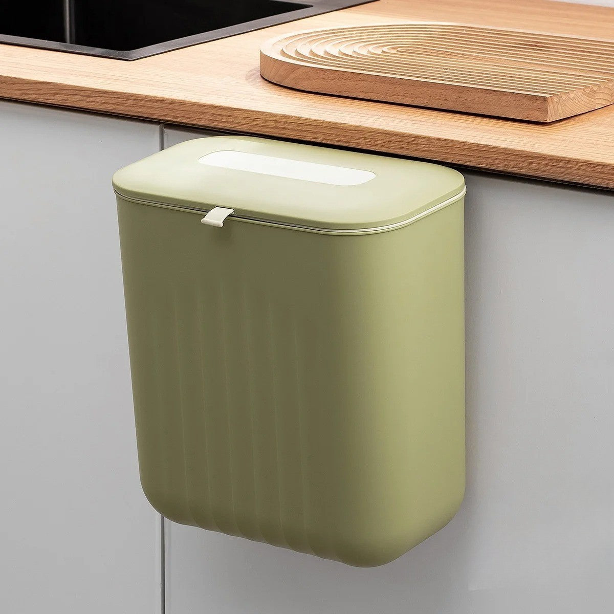Poubelle sous évier grand vert cuisine organisée