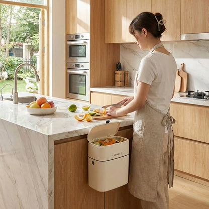 Poubelle sous évier grande capacité rangement cuisine