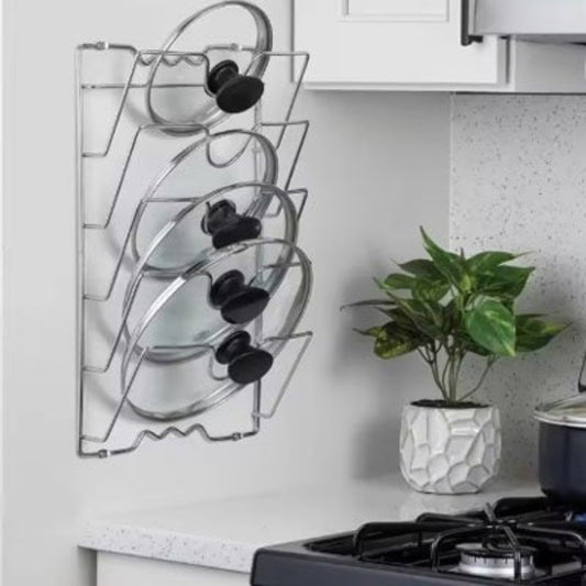 range couvercle chrome derriere porte placard