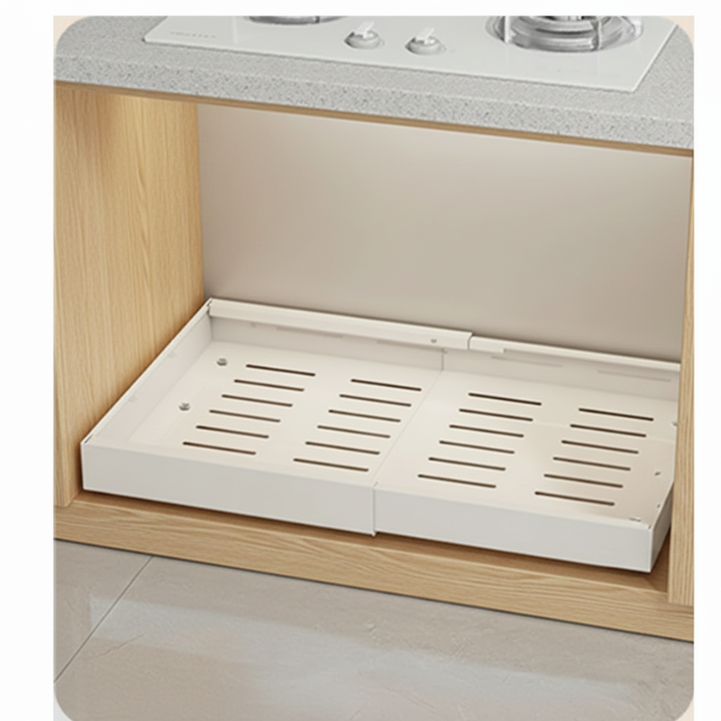 rangement coulissant cuisine extensible réglable