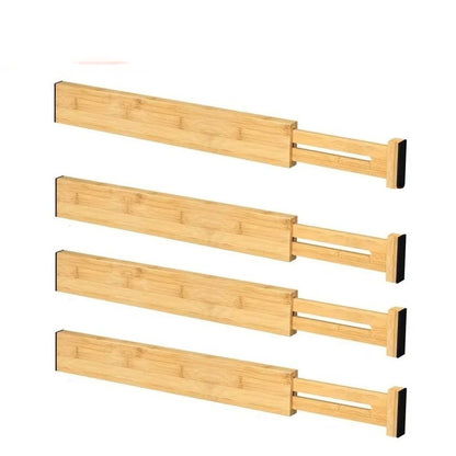 Séparateur tiroir bois petit lot de 4 rangement cuisine