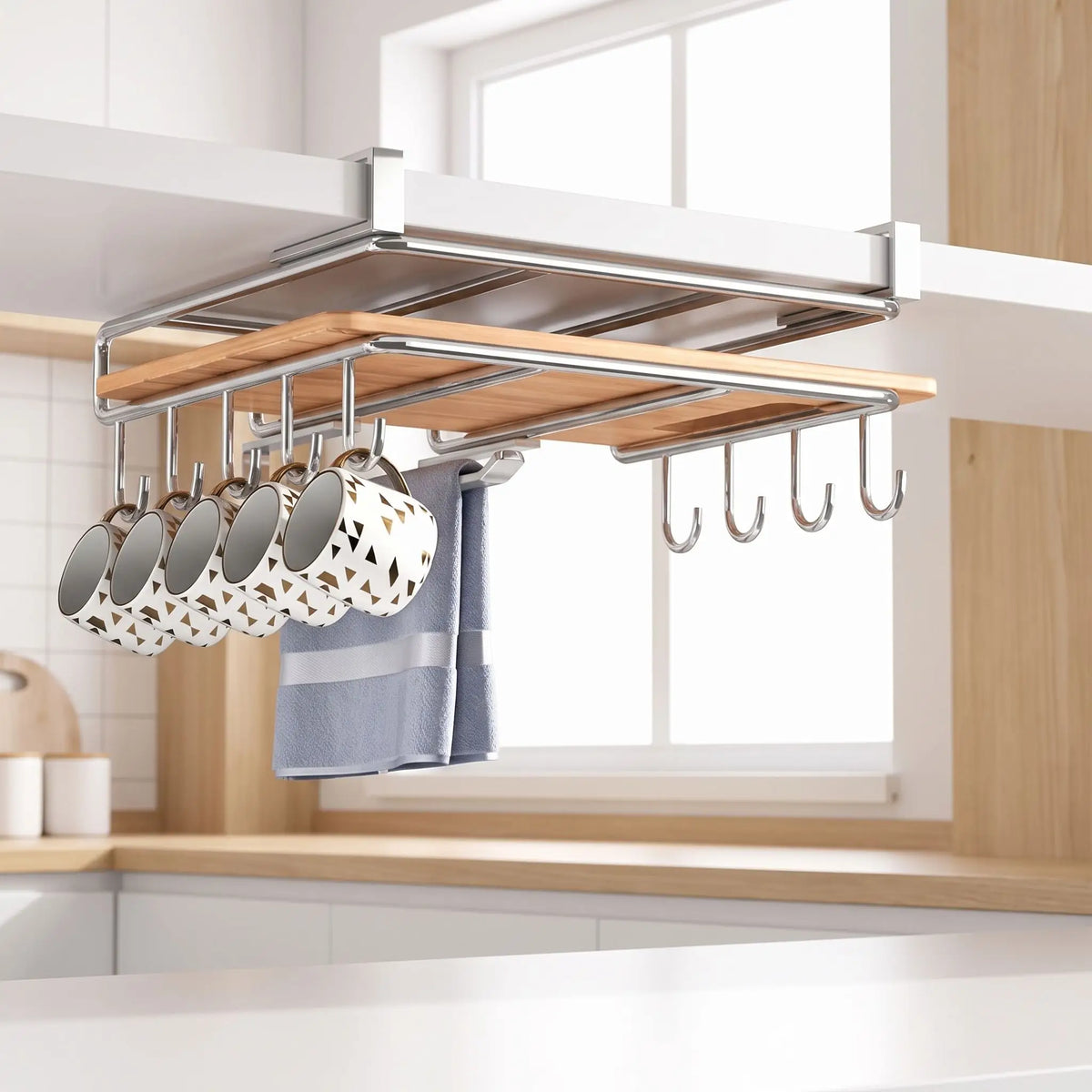 Support de rangement cuisine | Fixation sans perçage Hookova™