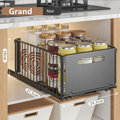 Tiroir coulissant Drawix grand format dimensions 37,5x24,5x19 cm